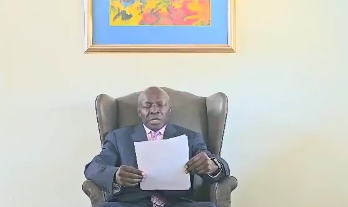 A screencast of Kabaka Ronald Muwenda Mutebi II