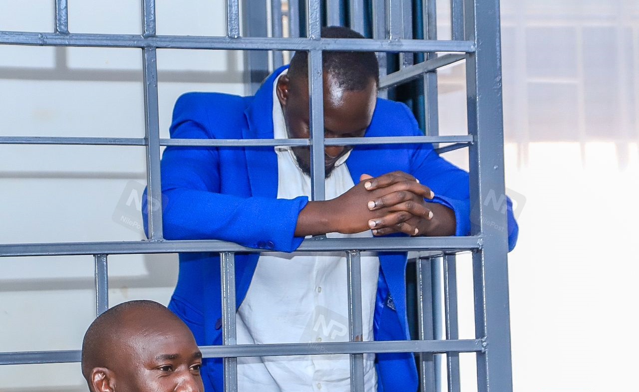 Counsel Eron Kiiza in the dock of Makindye General Court Martial on January 07, 2025; Nile Post Courtesy Photo.