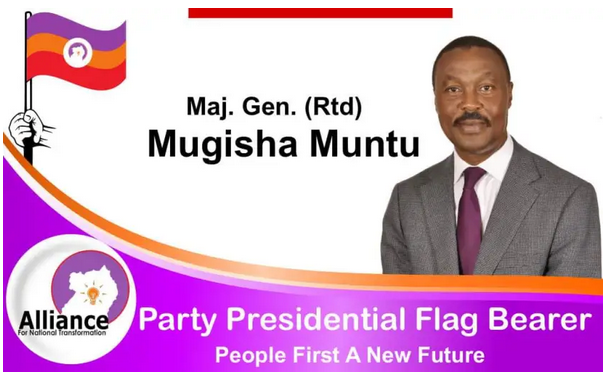Gen. Mugisha Muntu's sample presidential race poster.