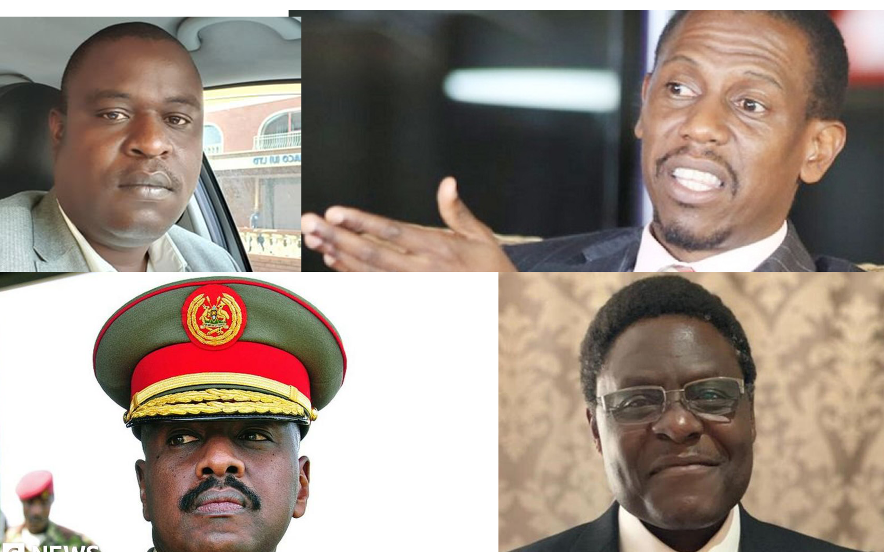 A photomage of Parties in a court ruling of habeas corpus application of the missing politician, Dr. Luggya, President UFA.