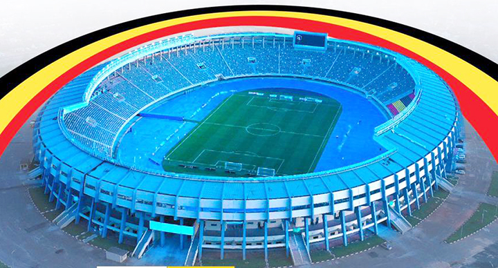 A courtesy aerial view photo of the new look for Namboole Stadium.