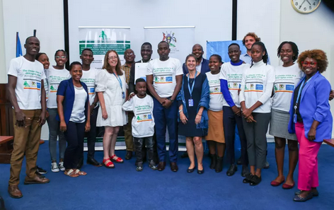 UNESCO Courtesy photo of Uganda Youth and Children issuing a Statement on Climate Action for the African Climate Summit, 2023
