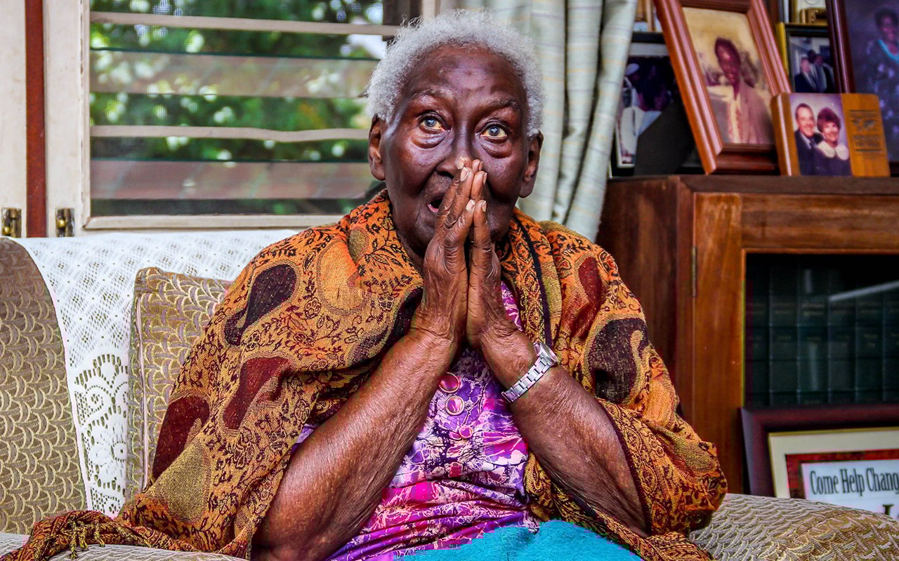 Courtesy Photo of the late Hon. Rhoda Kalema "Mother of Parliament.